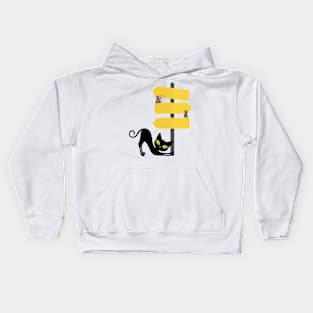 Black Cat Kids Hoodie